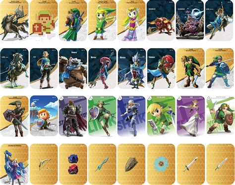 legend of zelda breath of the wild nfc cards for sale 